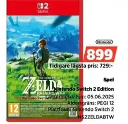 Power Nintendo Spel NS2ZELDABTW erbjuda