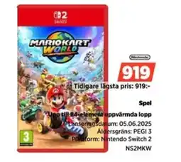 Power Nintendo Spel NS2MKW erbjuda