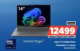 Power Lenovo Yoga 7 2-i-1 bärbar dator 83JQ009SMX erbjuda