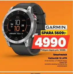 Power GARMIN Smartwatch GAR0100258201 erbjuda