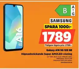 Power SAMSUNG Galaxy A16 5G 128 GB SMA166BZKDEUB erbjuda