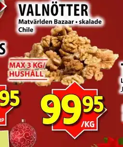 Matvärlden Tensta VALNÖTTER erbjuda