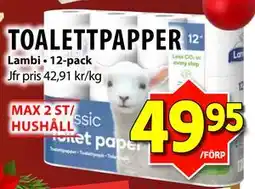 Matvärlden Tensta TOALETTPAPPER erbjuda