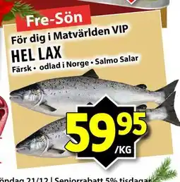 Matvärlden Tensta HEL LAX erbjuda