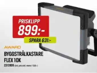 AWARD Byggstrålkastare Flex 10K