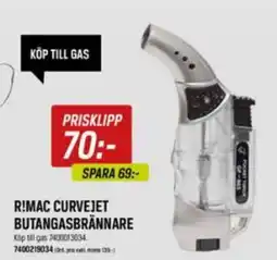 Tools Rimac Curvejet butangasbrännare erbjuda