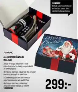 Tools Rimac Allroundbrännare inkl gas erbjuda