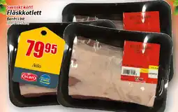 Extra Mjällby Stormarknad Svenskt kött! Fläskkotlett erbjuda