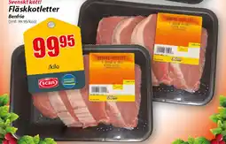 Extra Mjällby Stormarknad Svenskt kött! Fläskkotletter erbjuda