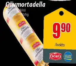 Extra Mjällby Stormarknad Olivmortadella erbjuda