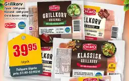 Extra Mjällby Stormarknad Scan Grillkorv erbjuda