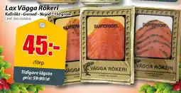 Extra Mjällby Stormarknad Lax Vägga Rökeri erbjuda