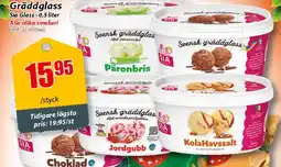 Extra Mjällby Stormarknad Gräddglass Sia Glass erbjuda