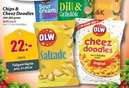 Extra Mjällby Stormarknad Chips & Cheez Doodles erbjuda