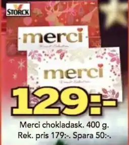 Bo Ohlsson Merci chokladask erbjuda