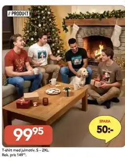 Bo Ohlsson T-shirt med julmotiv erbjuda