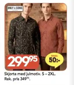 Bo Ohlsson Skjorta med julmotiv erbjuda
