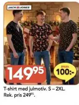 Bo Ohlsson T-shirt med julmotiv erbjuda