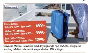 Bo Ohlsson Resväska Malibu erbjuda