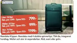 Bo Ohlsson Resväska Klippan erbjuda