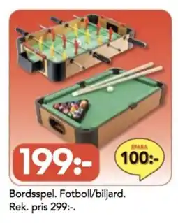 Bo Ohlsson Bordsspel. Fotboll/biljard erbjuda