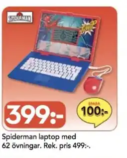 Bo Ohlsson Spiderman laptop med 62 övningar erbjuda