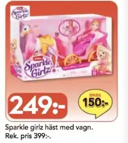 Bo Ohlsson Sparkle girlz häst med vagn erbjuda