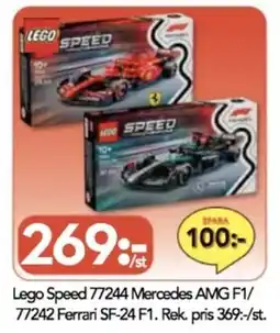 Bo Ohlsson Lego Speed 77244 Mercedes AMG F1/ 77242 Ferrari SF-24 F1 erbjuda