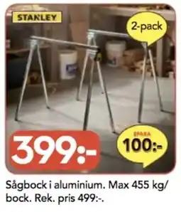 Bo Ohlsson STANLEY Sågbock i aluminium erbjuda