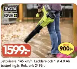 Bo Ohlsson RYOBI ONE+ Jetblåsare erbjuda