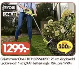 Bo Ohlsson RYOBI ONE+ Grästrimmer One+ RLT1825M-120P erbjuda