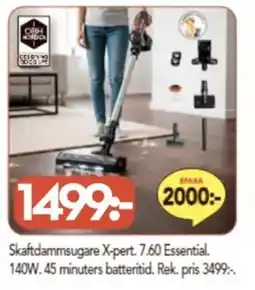 Bo Ohlsson OBH NORDICA Skaftdammsugare X-pert. 7.60 Essential erbjuda
