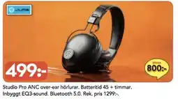 Bo Ohlsson Studio Pro ANC over-ear hörlurar erbjuda