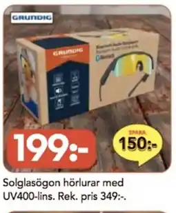 Bo Ohlsson GRUNDIG Solglasögon hörlurar med UV400-lins erbjuda