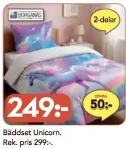 Bo Ohlsson Bäddset Unicorn erbjuda