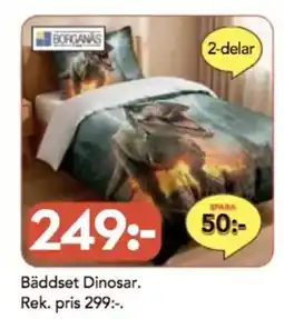 Bo Ohlsson Bäddset Dinosar erbjuda
