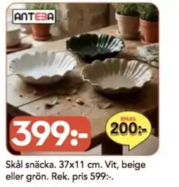 Bo Ohlsson Skål snäcka erbjuda