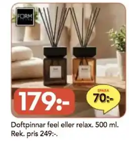 Bo Ohlsson Doftpinnar feel eller relax erbjuda