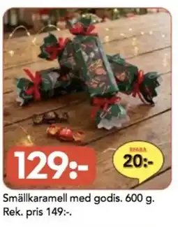Bo Ohlsson Smällkaramell med godis erbjuda