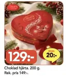 Bo Ohlsson Choklad hjärta erbjuda