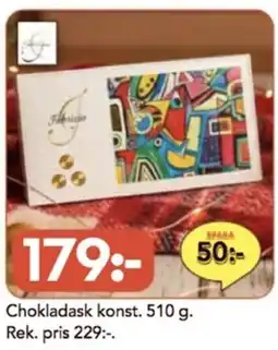 Bo Ohlsson Chokladask konst erbjuda