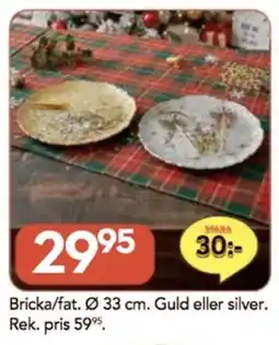 Bo Ohlsson Bricka/fat erbjuda