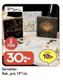 Bo Ohlsson Servetter erbjuda