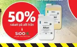 Bauhaus 50% rabatt på allt från SiOO:X erbjuda