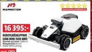 ROBOTGRÄSKLIPPARE LUBA MINI 1500 AWD