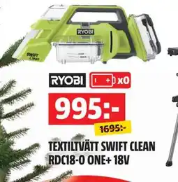 Bauhaus TEXTILTVÄTT SWIFT CLEAN RDC18-0 ONE+ 18V erbjuda