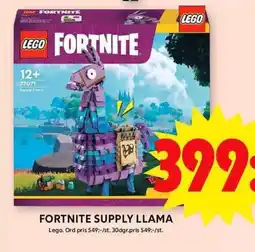 ICA Maxi LEGO Fortnite supply llama erbjuda