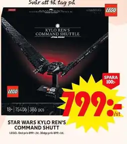 ICA Maxi Star Wars Kylo Ren's command shutt erbjuda