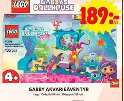 ICA Maxi LEGO Gabby akvarieäventyr erbjuda
