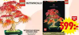 ICA Maxi LEGO Botanicals bonsai Japansk lönn erbjuda